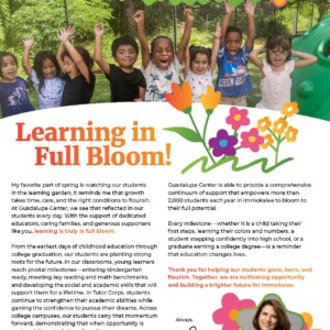 Learning in Bloom Spring Newsletter 2026